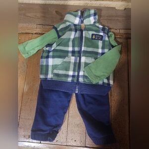 Size Six Months Boys Outfit 3 Pieces‎